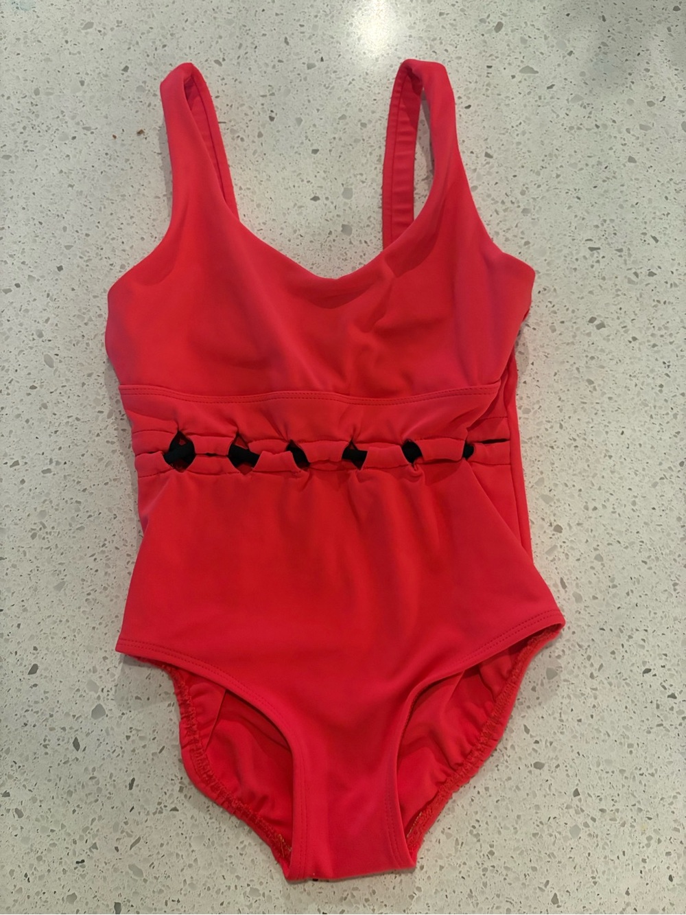 Five Dancewear leotard in Bright Coral